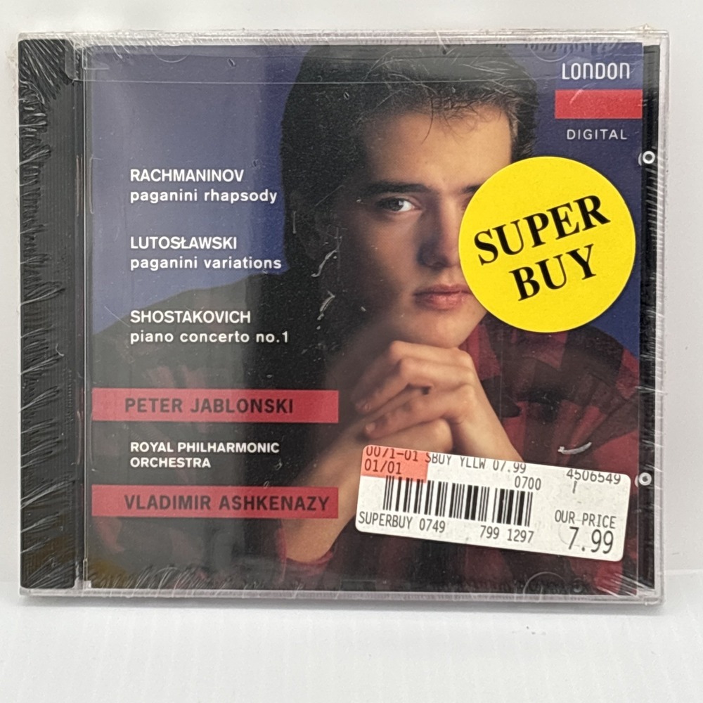 Rachmaninov Paganini Rhapsody CD Peter Jablonski Ashkenazy Royal Philharmonic